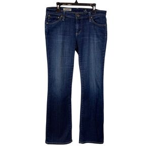 AG Adriano Goldschmied The Angelina Petite Boot Cut 28R Cotton/Lyocell Blue